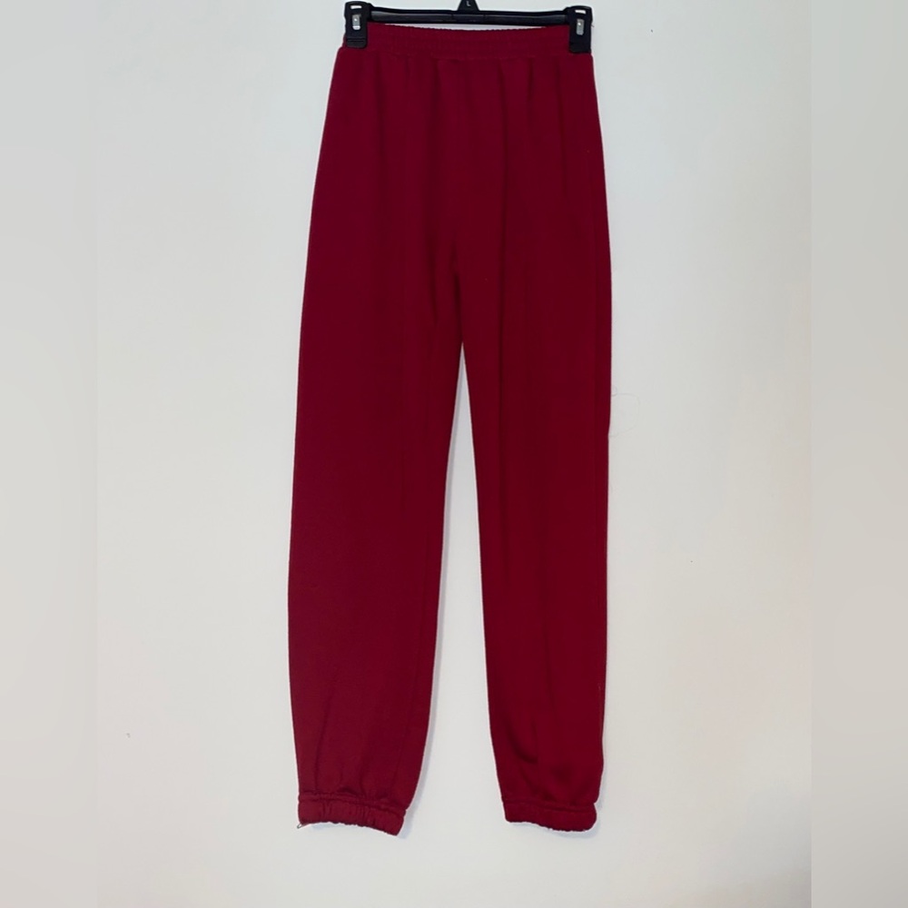 Women's Red Joggers